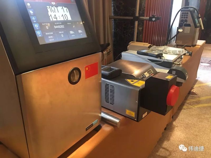 Videojet广州钻研会现场展示的喷码装备