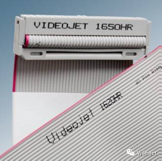 Videojet 1650HR喷头在排线上喷码